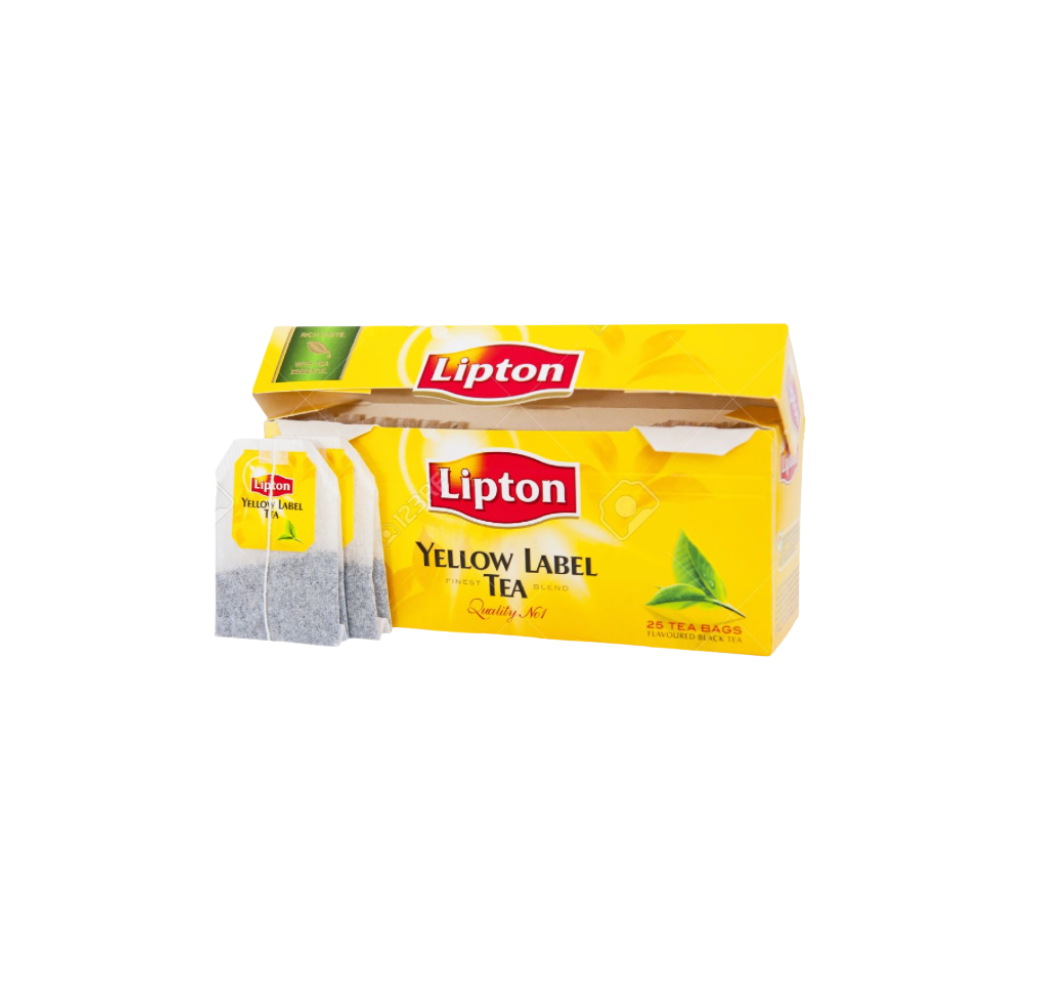 Infusion de thé Lipton Yellow Label – 25s