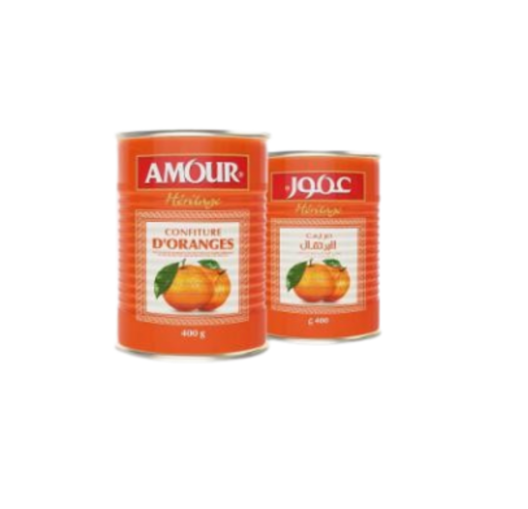 Confiture Amour -Héritage – Orange – 400g