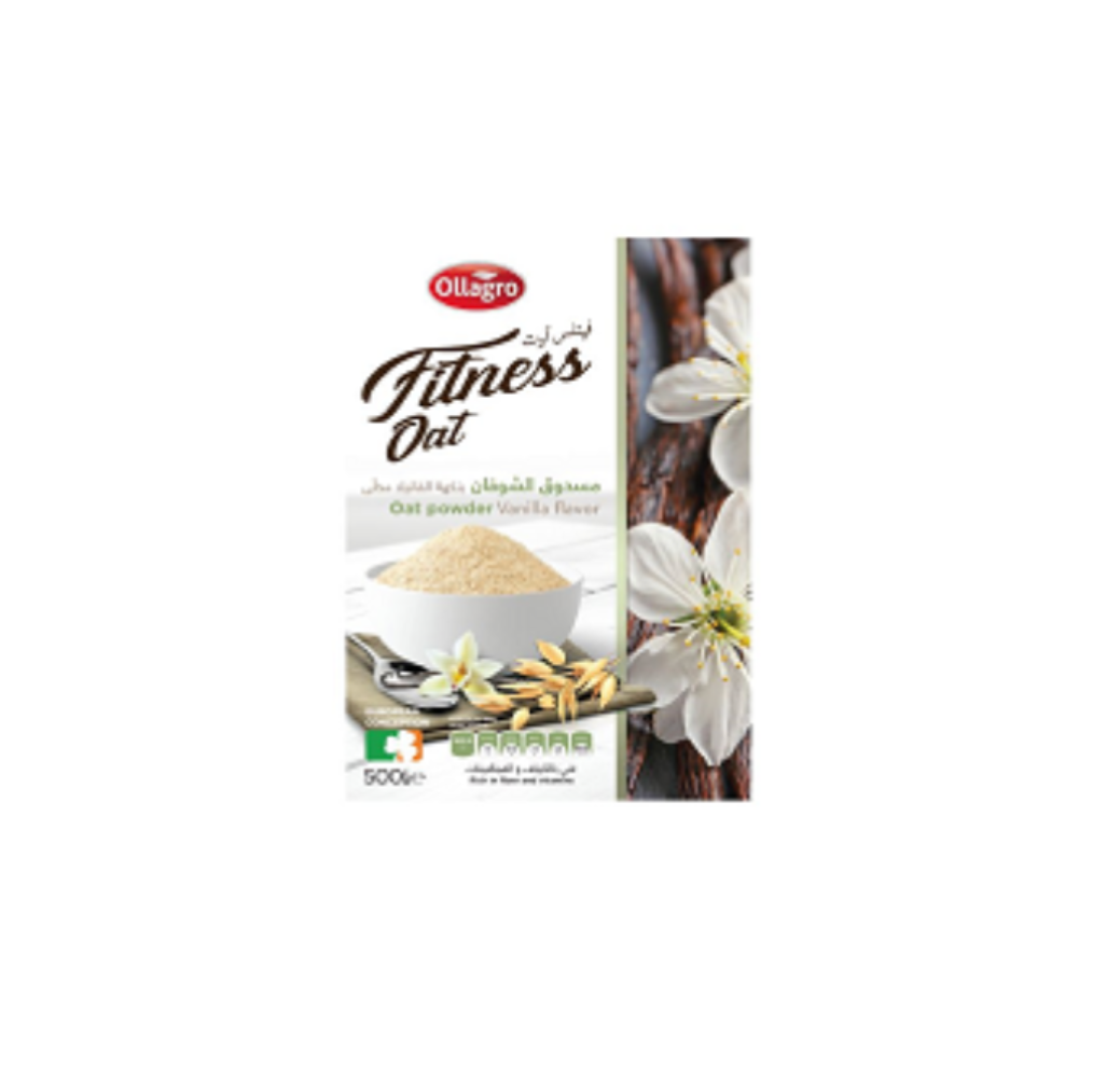 Poudre d’avoine -Fitness Oat- Arôme vanille – 500g