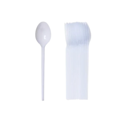 Cuillères en plastique -grandes – 40pcs