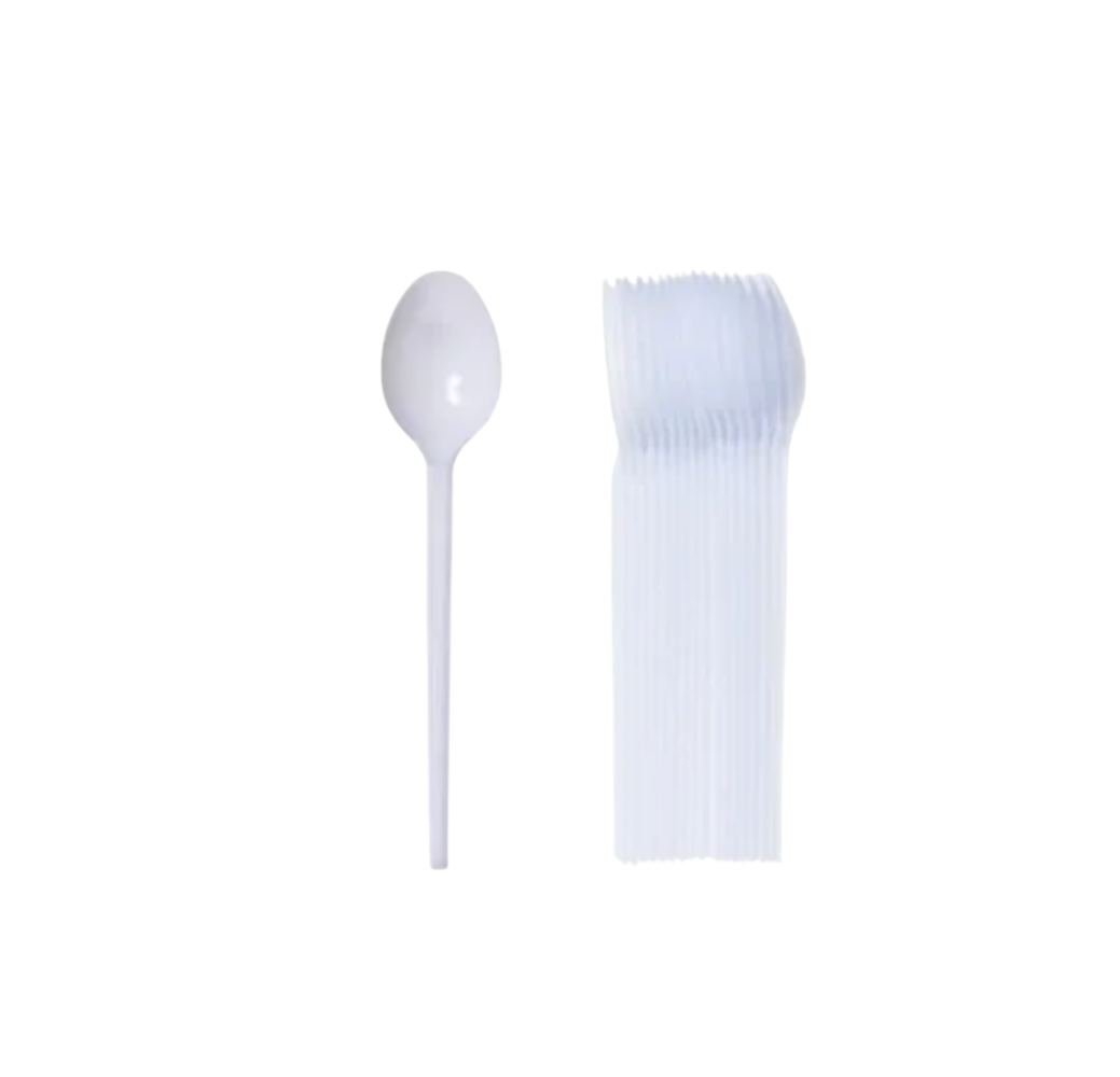 Cuillères en plastique - petite - 40pcs