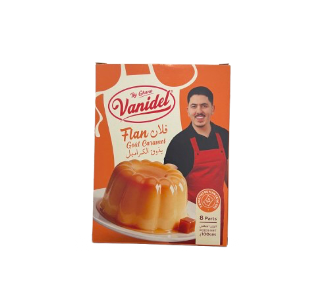 Flan Vanidel By Ghano – Goût Caramel – 100g