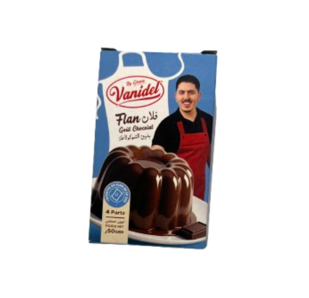 Flan Vanidel By Ghano – Goût chocolat – 50g