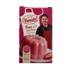 Flan Vanidel By Ghano – Goût fraise – 50g