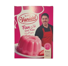 Flan Vanidel By Ghano – Goût fraise – 100g