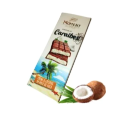 Chocolat Caraïbes – Moment – noix de coco-150g