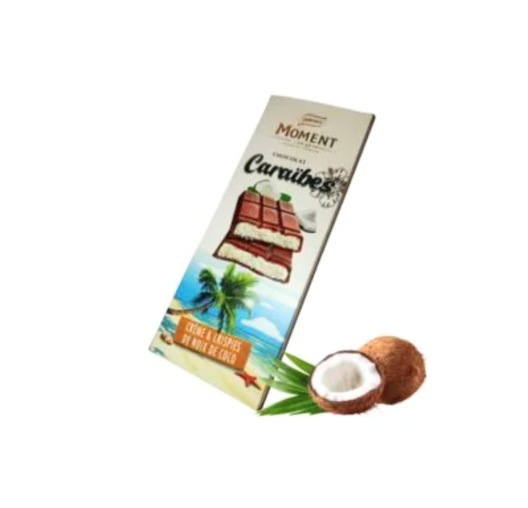 Chocolat Caraïbes – Moment – noix de coco-150g