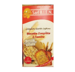 Biscottes complètes à l’avoine – Dar el Neama – 500g