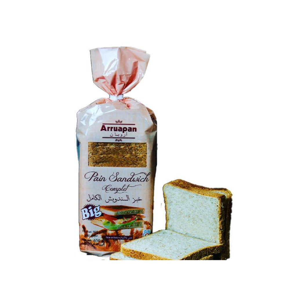 Pain sandwich Complet – Arruapan – 800g