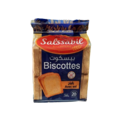 Biscottes avec sel Salssabil – 300g