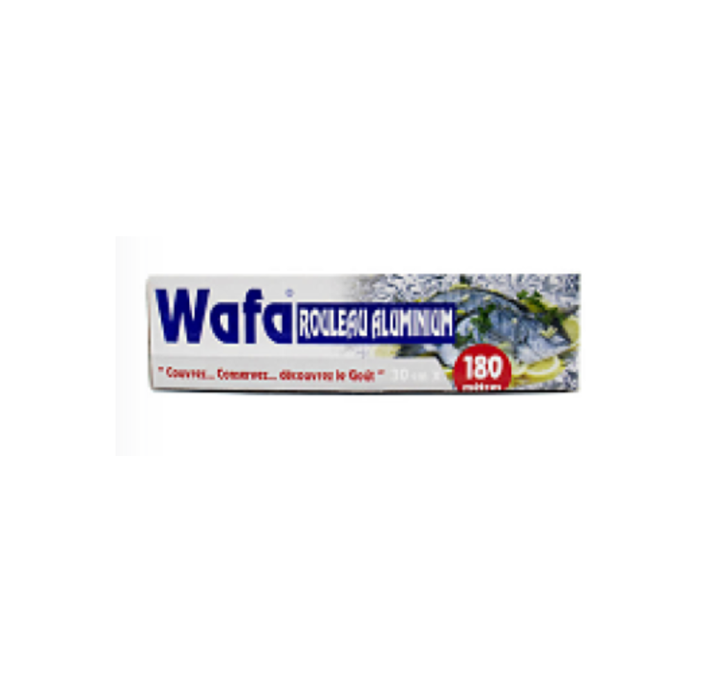 Rouleau Aluminium wafa – 180 mètres