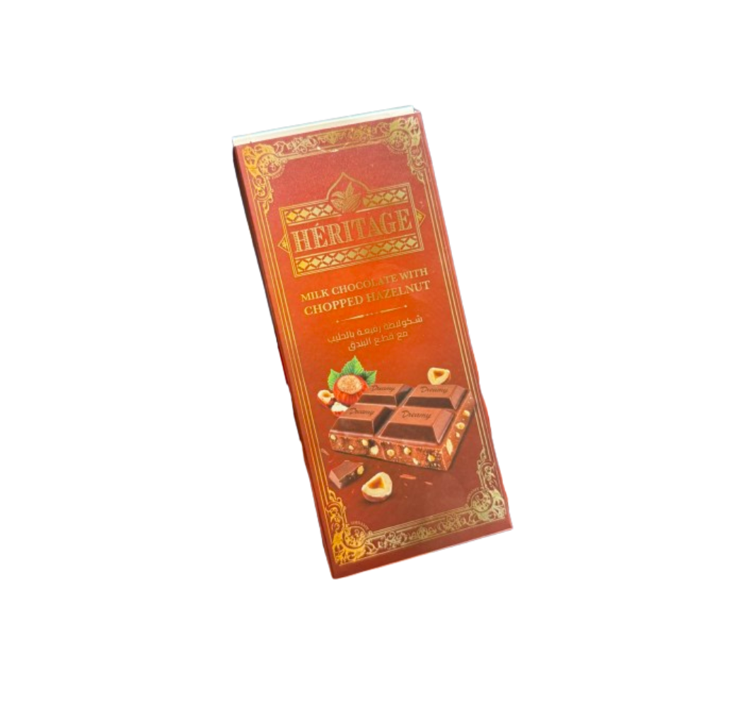 Chocolat au lait – Héritage- Dreamy – aux éclats de noisettes – 100g