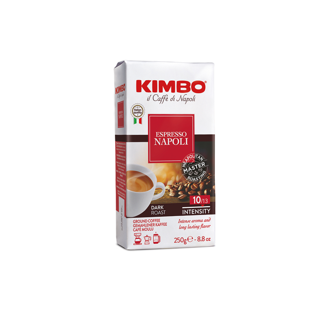 Café moulu Kimbo Espresso Napoli – n10 – 250g
