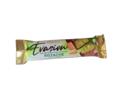 Barre de chocolat Moment Evasion – crème pistache et éclats de feuillantine – 37g