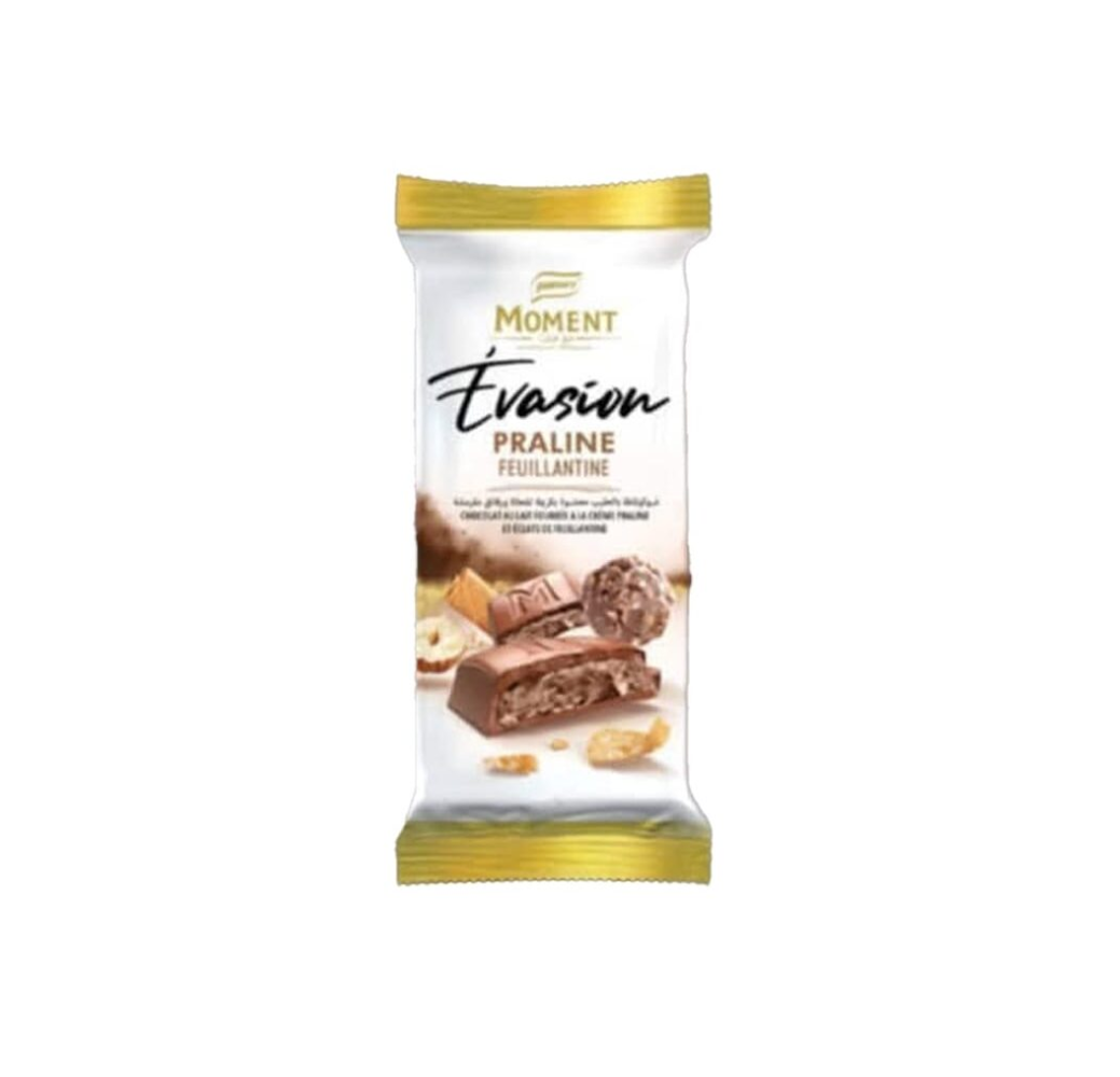 Chocolat Moment Evasion -Praline feuillantine – 95g
