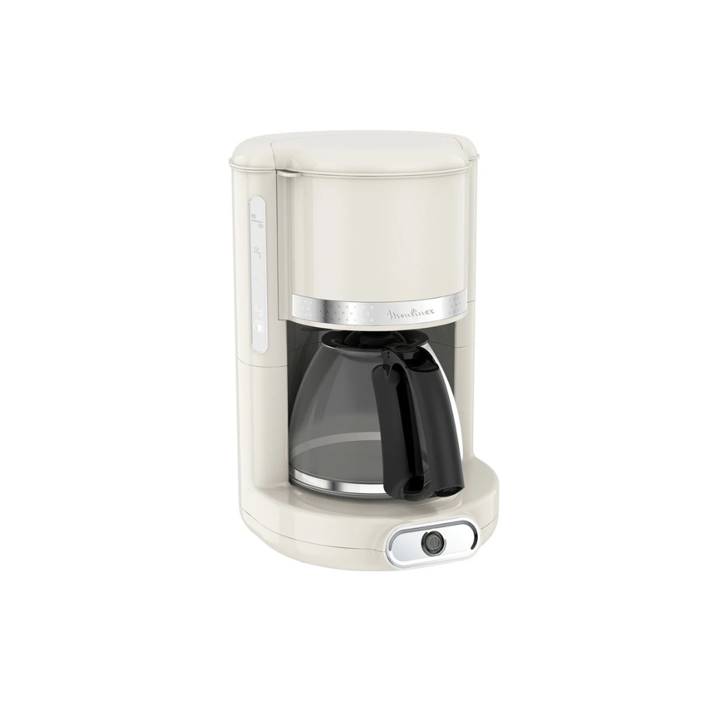 Cafetière électrique à filtre Moulinex Soleil – 1000W – Ivoire