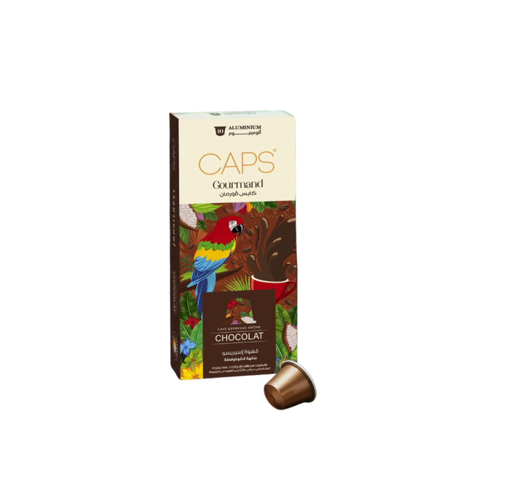 Café espresso Caps Gourmand – Chocolat – 10 capsules