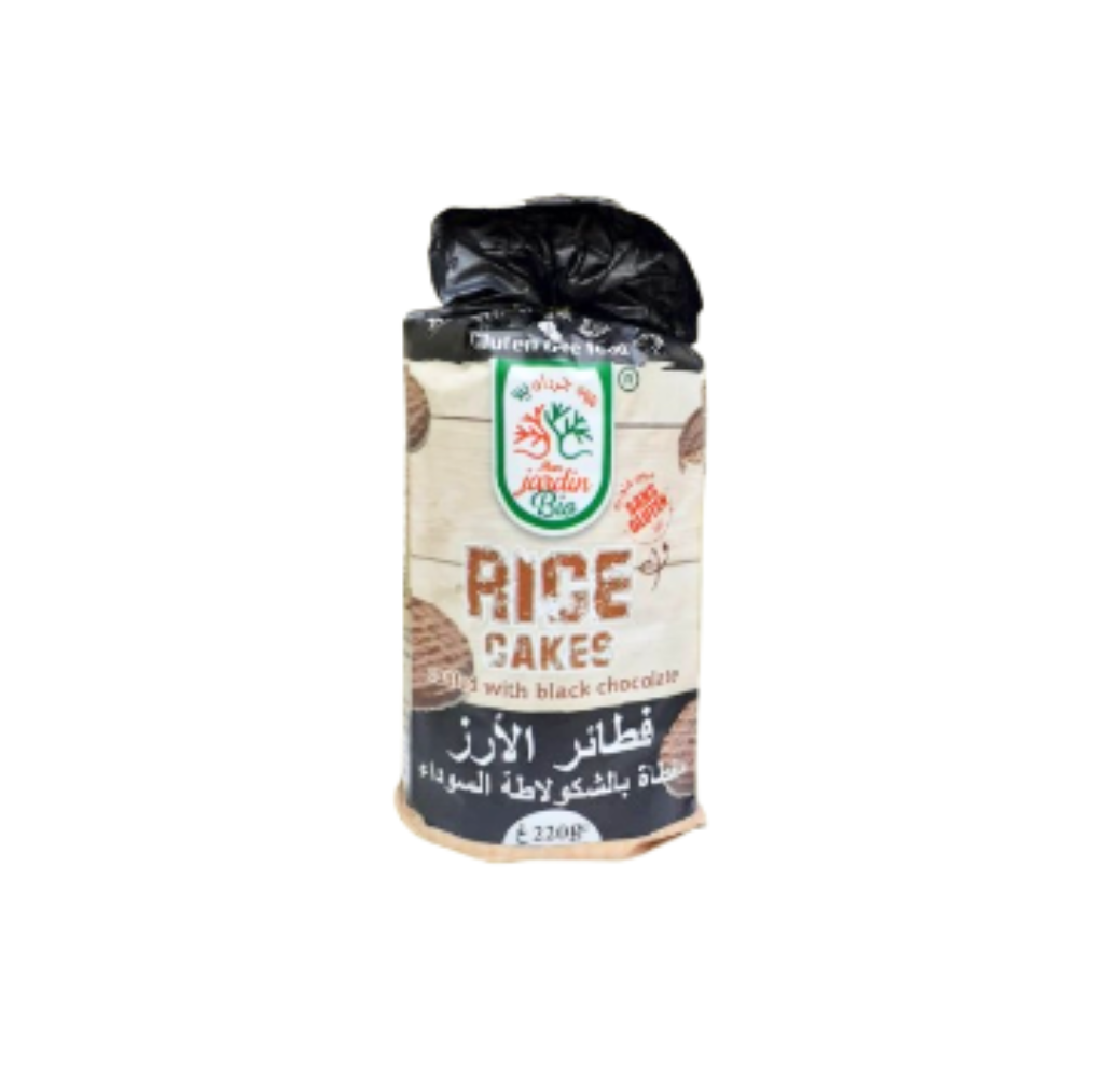 Galettes de riz- Rice Cake – Mon jardin Bio – au chocolat noir- 220g