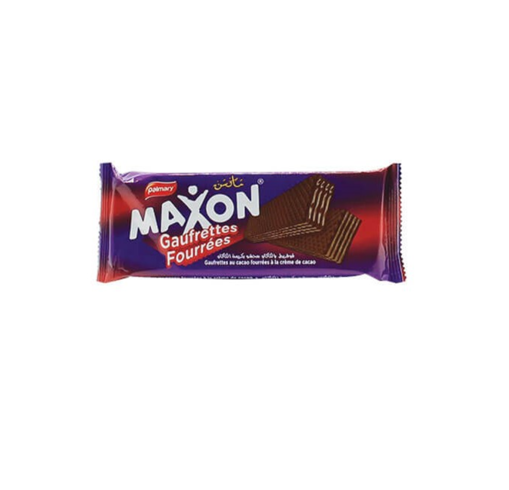 Gaufrettes cacaotées Maxon – crème cacao – 120g