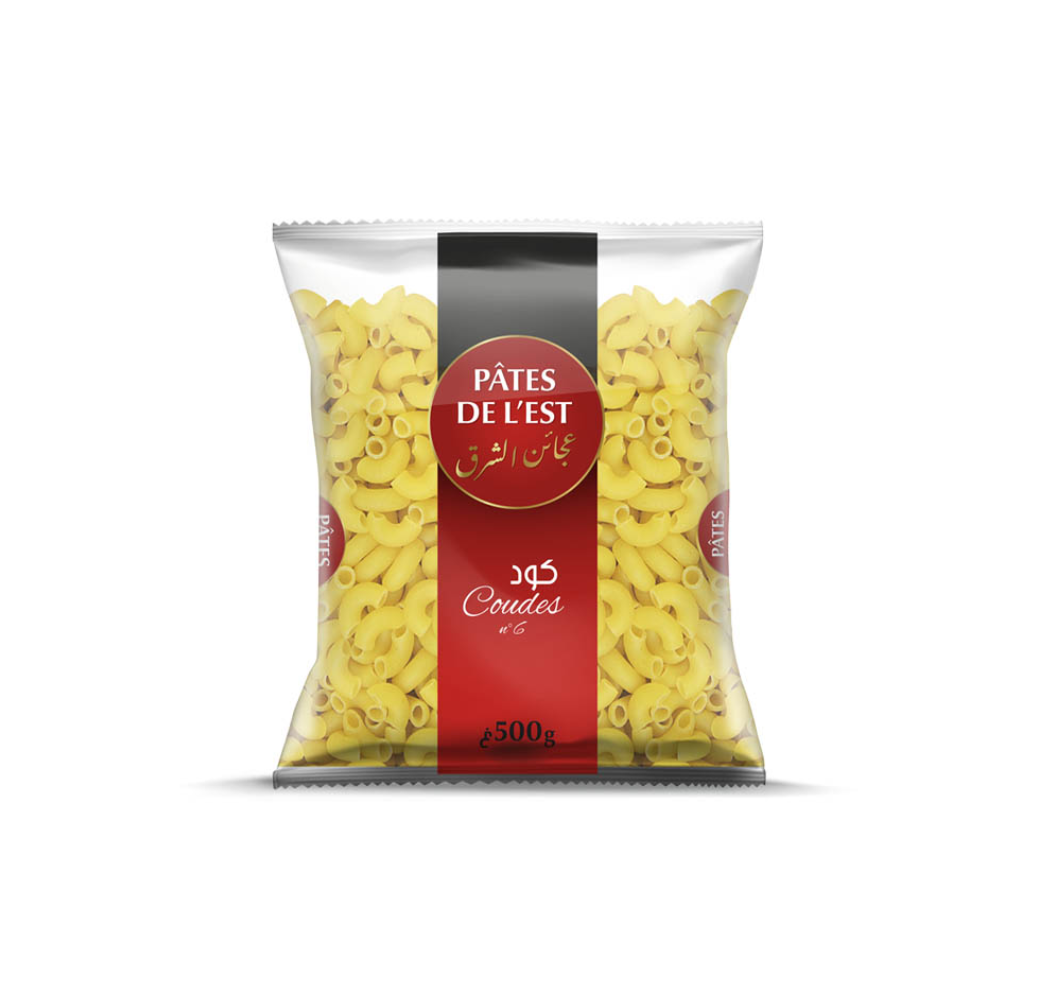 Pâtes coude pâtes de L’Est – Agrodiv – N6- 500g