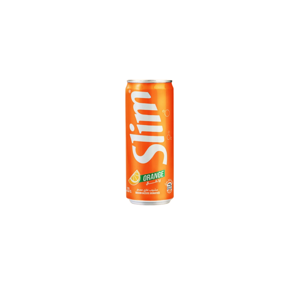 Canette Slim Orange – Hamoud Boualem – 24cl