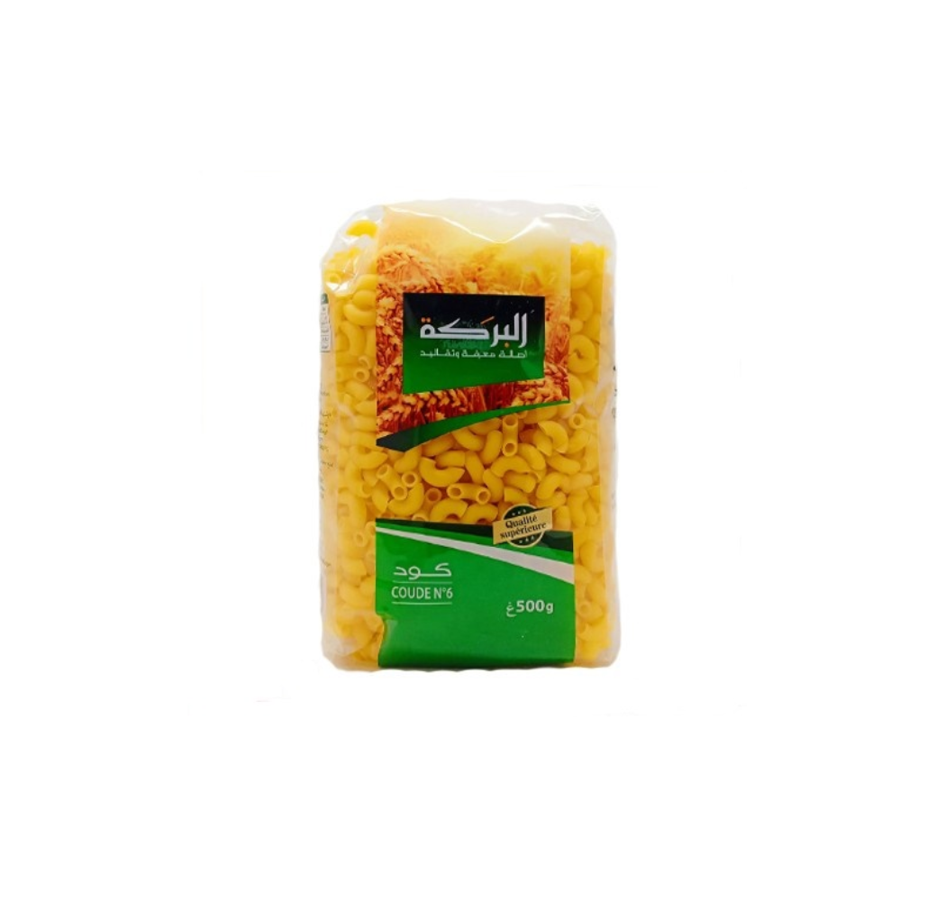 Pâtes Coude El Baraka -Moyen n6- 500g