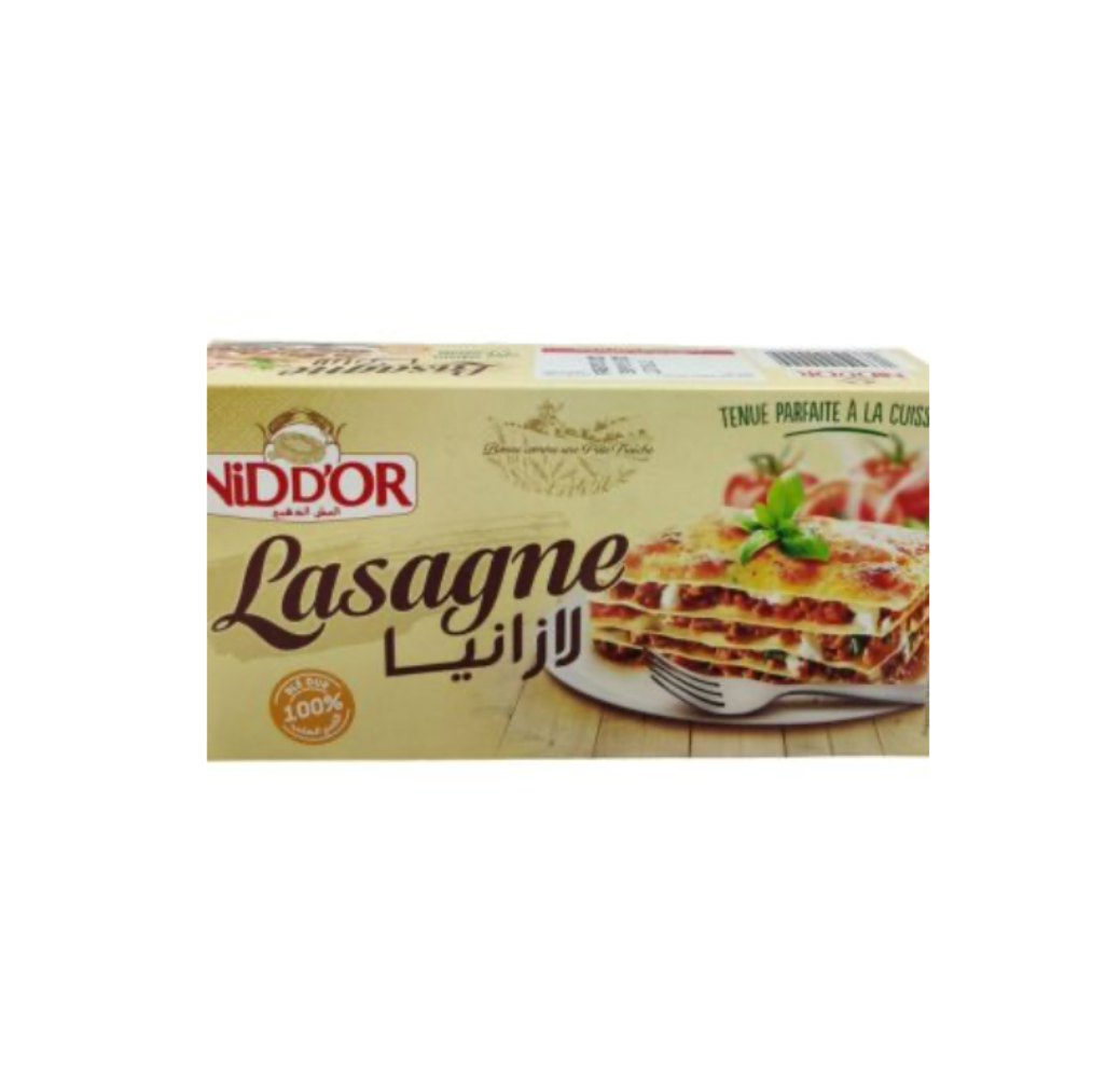 Pâtes Lasagnes Niddor – 400g
