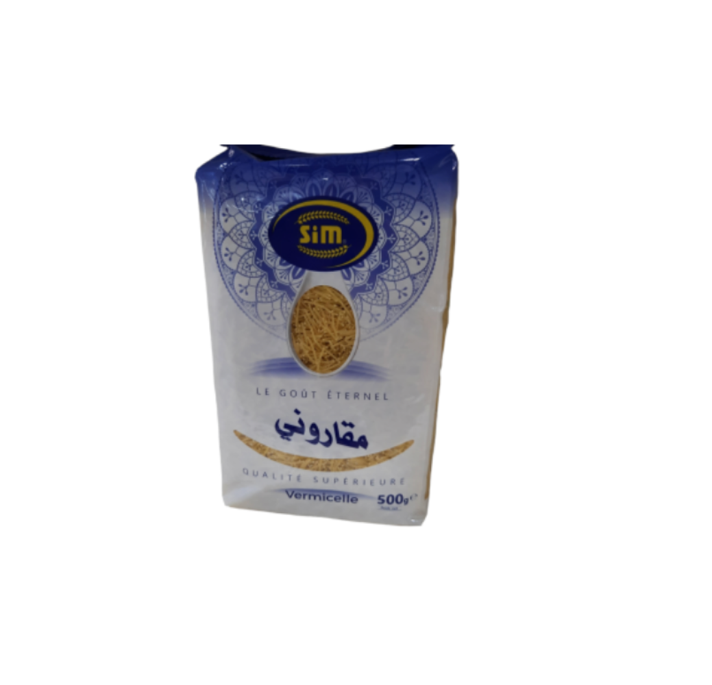 Pâtes vermicelles SIM macaroni -500g