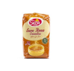 Sucre Roux Cristallisé Skor – 1kg