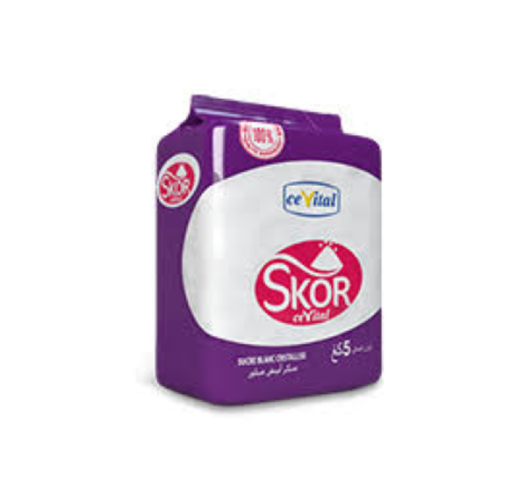 Sucre blanc cristallisé Skor – 5kg