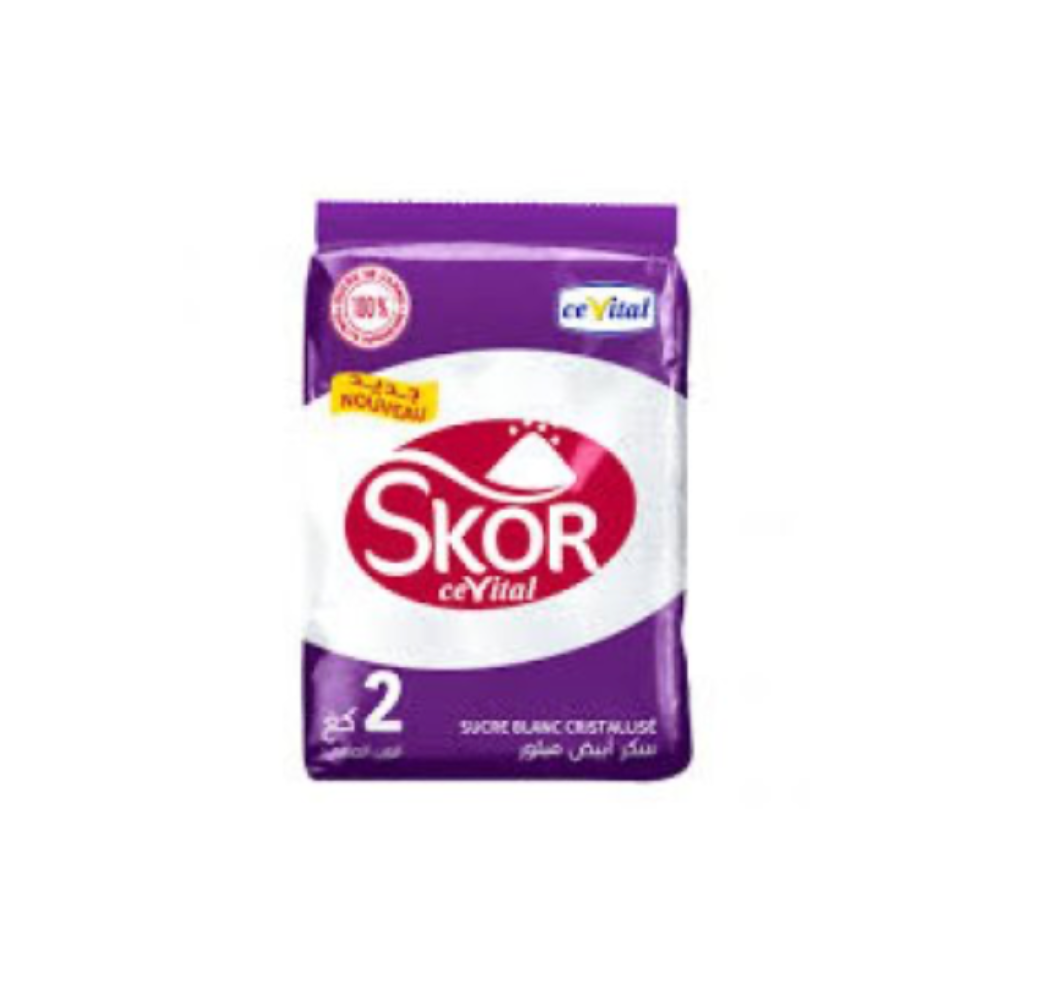Sucre blanc cristallisé Skor – 2kg