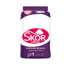 Sucre blanc cristallisé Skor – 1kg
