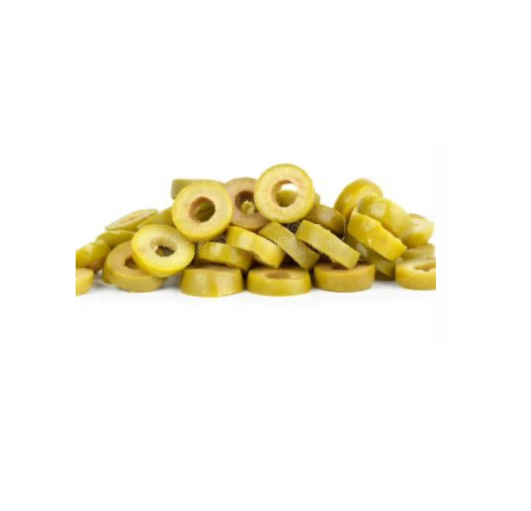 Olives vertes découpées – 200g