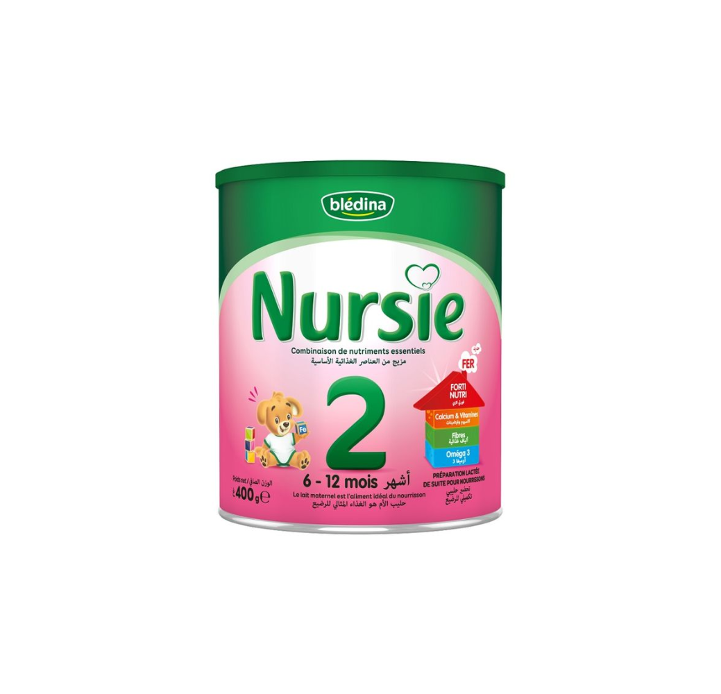 Lait Nursie 2 ème age – 6 à 12 mois – 400g