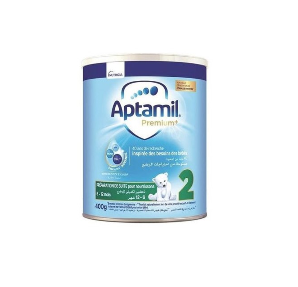 Lait Aptamil Premium+ 2ème – 6 à 12 mois – 400g