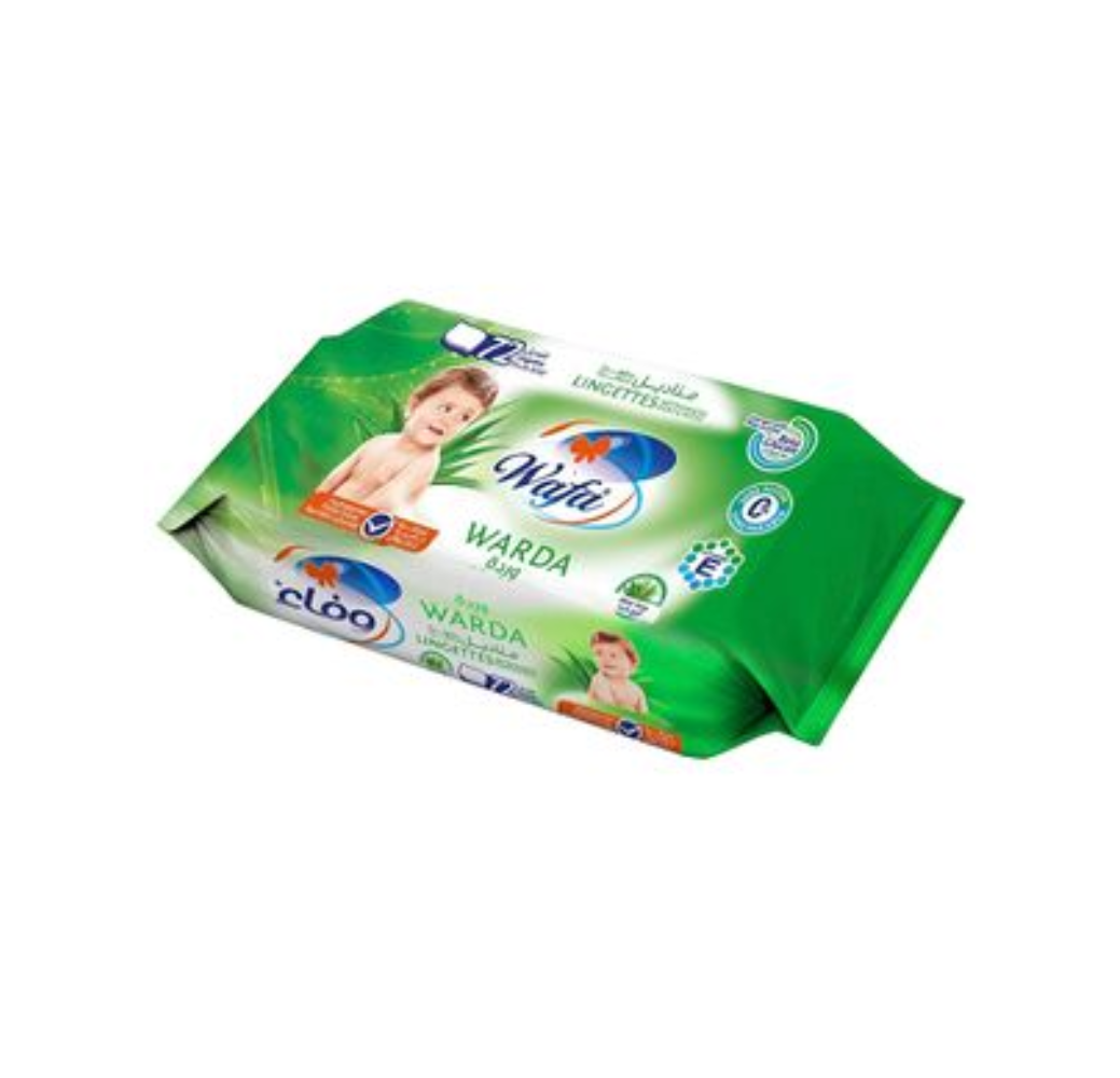 Lingettes Wafa Warda -Aloe vera – 72pcs