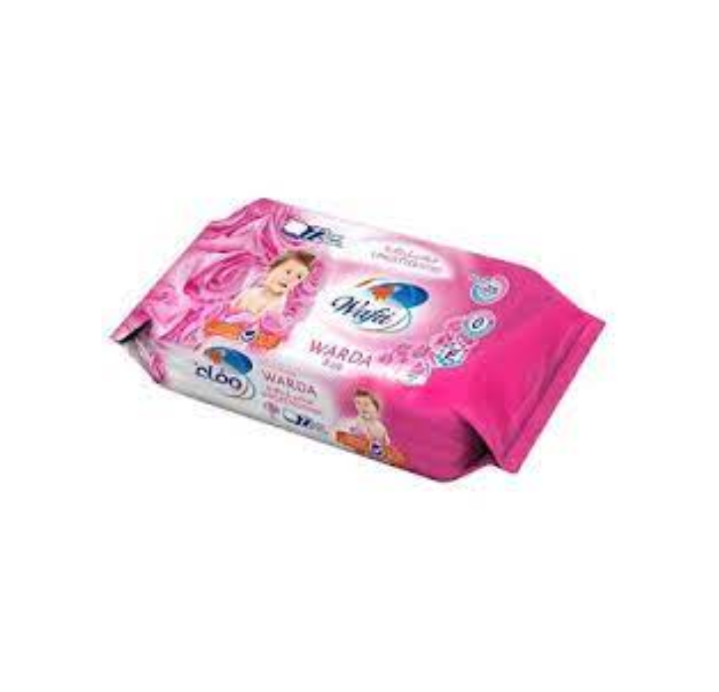 Lingettes Wafa Warda -Rose- 72pcs