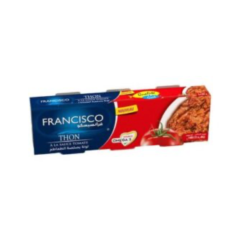 Thon entier à la sauce tomate Francisco – 65g x3