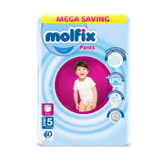 Couches culottes bébé Molfix Pants – N5 – 60pcs
