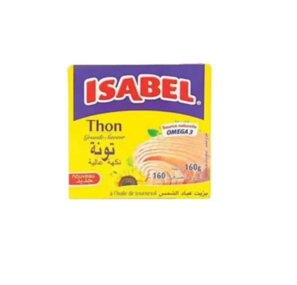 Thon à l’huile de tournesol Isabel – 160g
