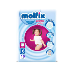 Couches culottes bébé Molfix Pants – N6 – 10pcs