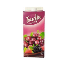 Boisson fruitée Toudja – Fruits rouges – paqu.2L