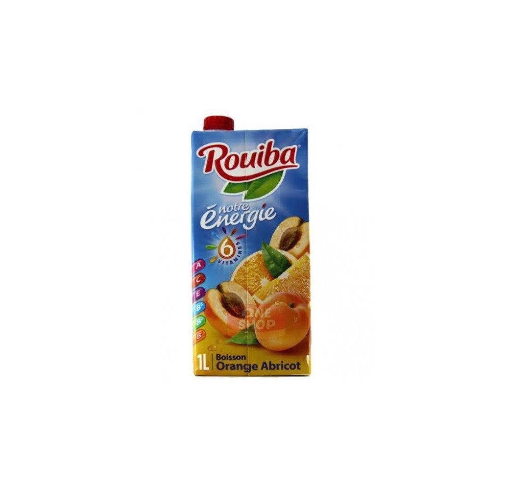 Boisson au jus d’orange Abricot Rouiba – paqu.1L