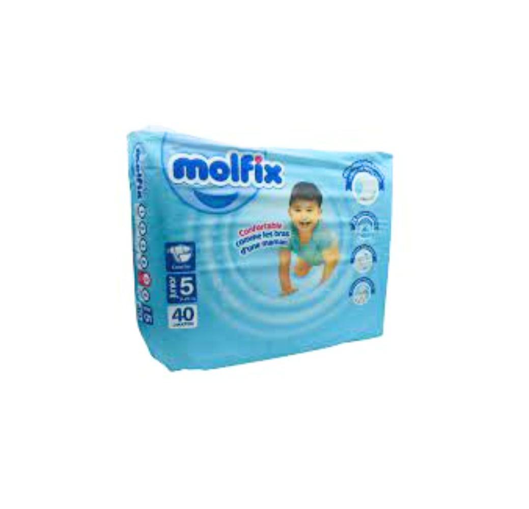 Couches bébé Molfix – N5 – 40pcs
