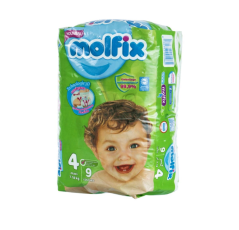 Couches bébé Molfix – N4 – 9pcs