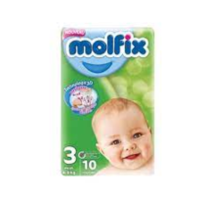 Couches bébé Molfix – N3 – 10pcs