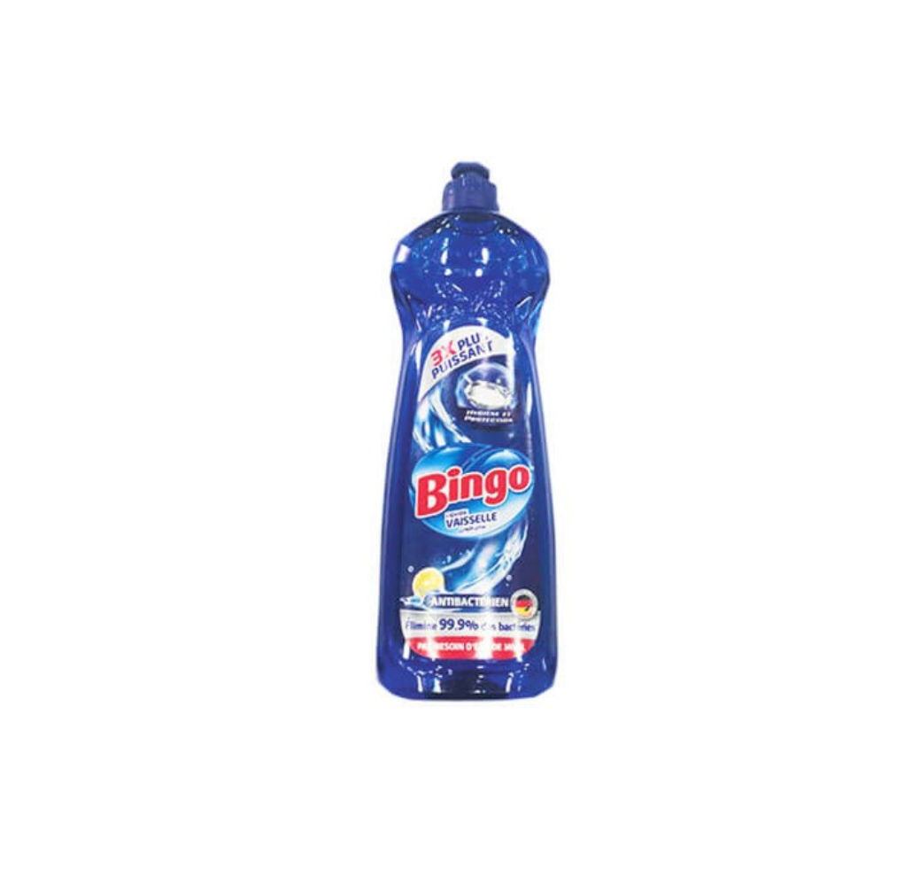 Liquide vaisselle Bingo -Antibactérien- Citron – 600ml