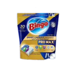 Capsules pour lave-vaisselle Bingo Pro Max – Tout en 1 – 30 caps