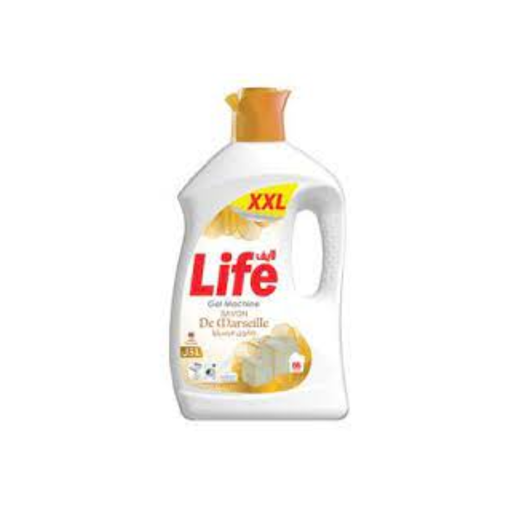Liquide linge Life XXL- Savon de Marseille – 4.5L