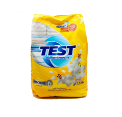 Lessive en poudre Test machine – Fleurs blanches – Sac 2.5kg